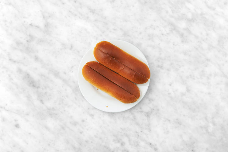 Bake the brioche buns
