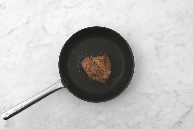 Get prepped & cook the beef