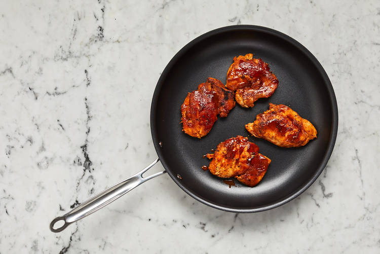 Cook chicken