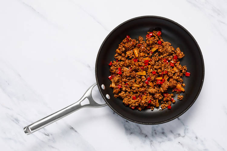 Cook protein shreds 
