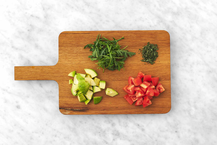 Förbered sallad