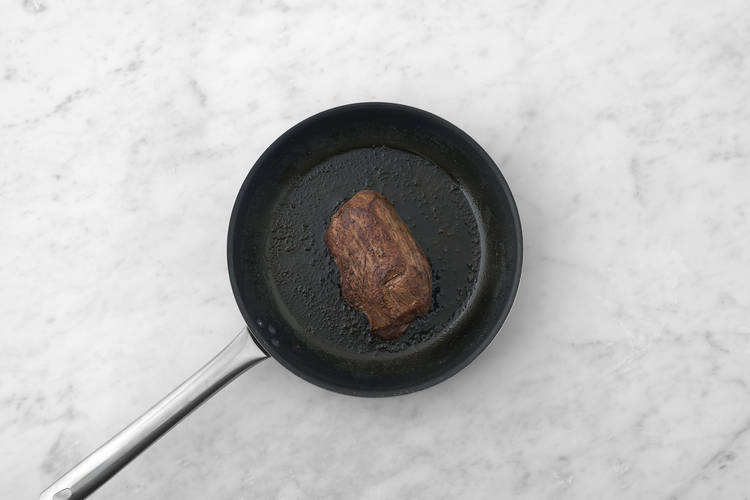 Cook the flank steak