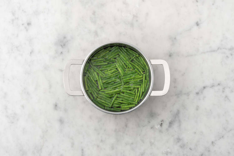 Cuire les haricots verts