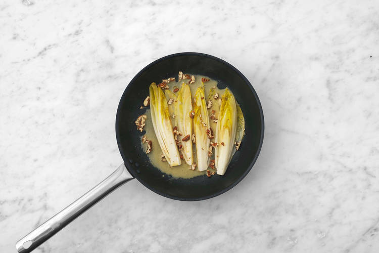 Fry the endive
