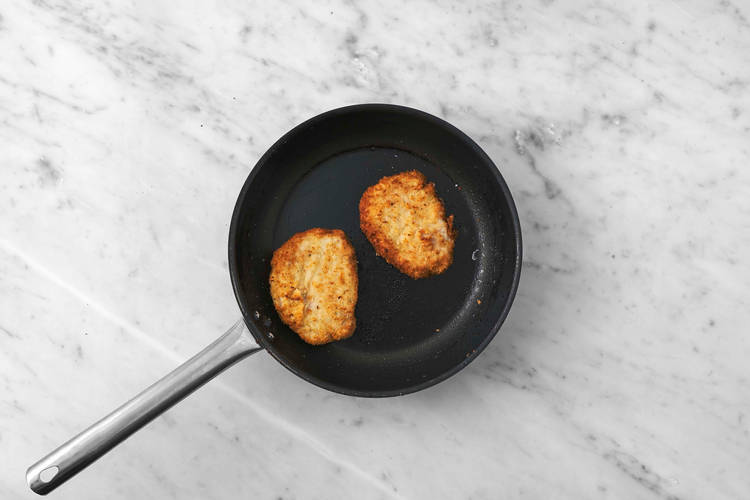 Steg schnitzel og bacon