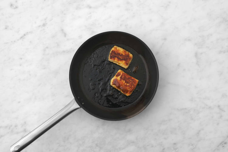 Steg halloumi og bacon