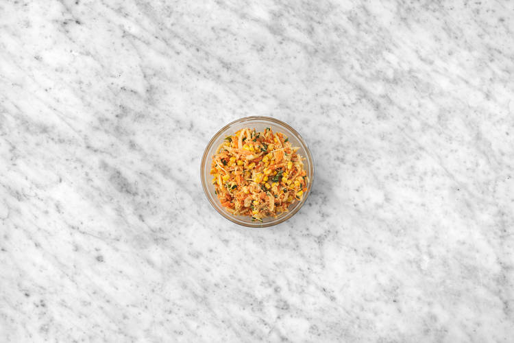 Make the fritter mixture