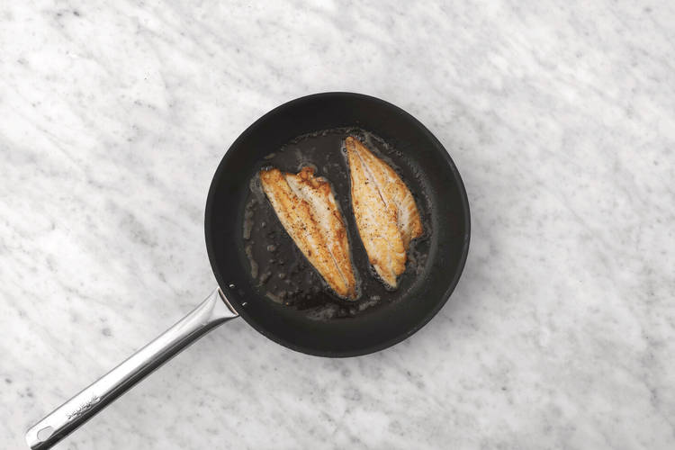 Cook the salmon