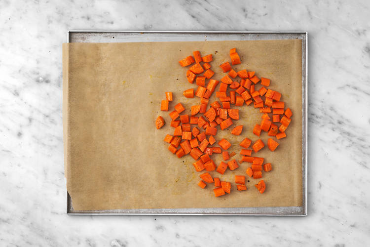 Karotten schneiden