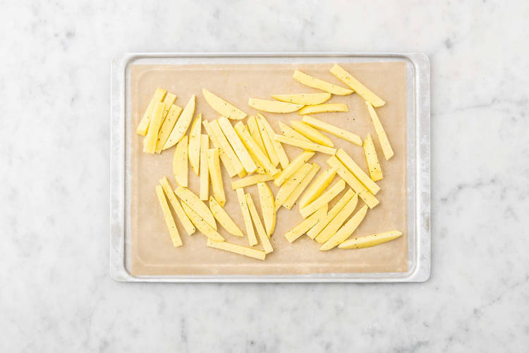 Préparer les frites