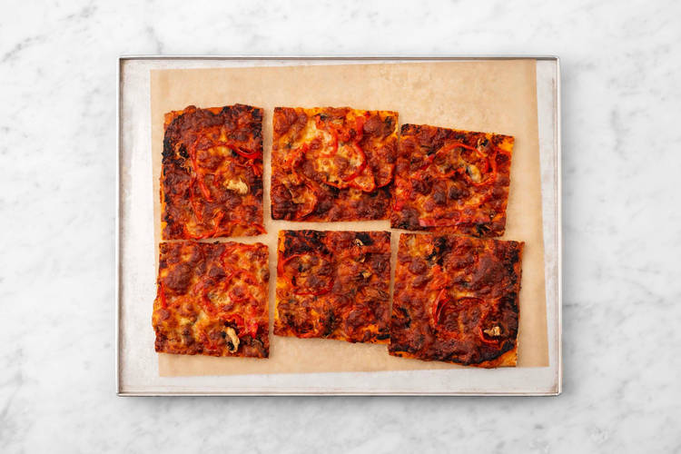 Pizzaecken belegen