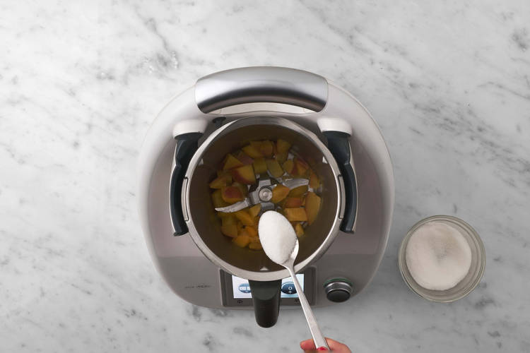 Nektarinen karamelisieren