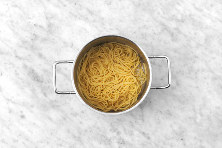 Pâtes en ébullition