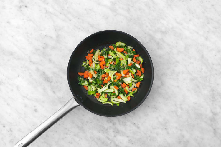 Les légumes au wok
