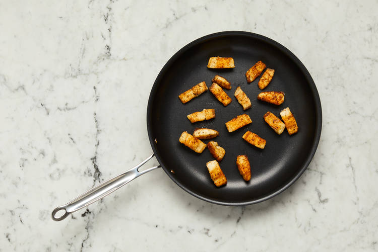 Prep and cook shrimp