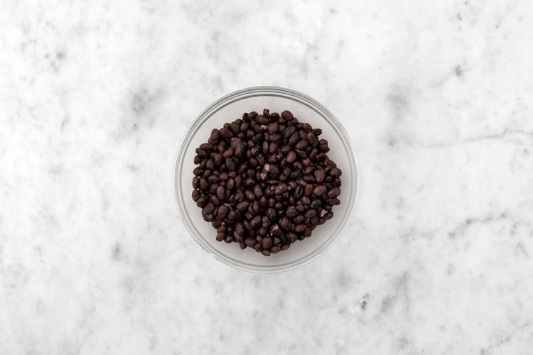 Cook chorizo and prep beans