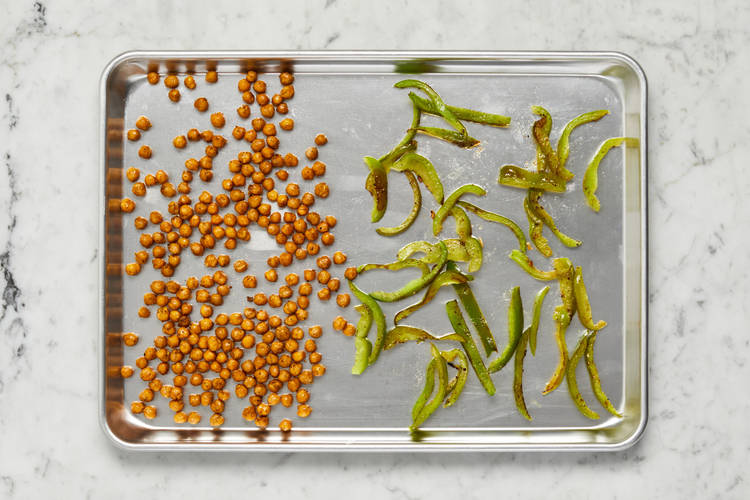 Roast Chickpeas & Bell Pepper