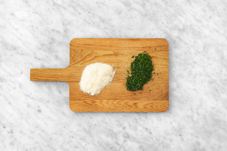 Prepare the garnishes