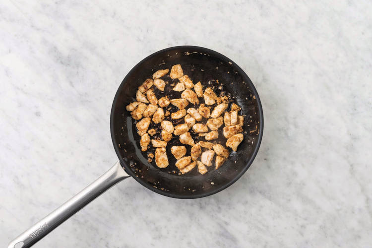 Cook the tofu