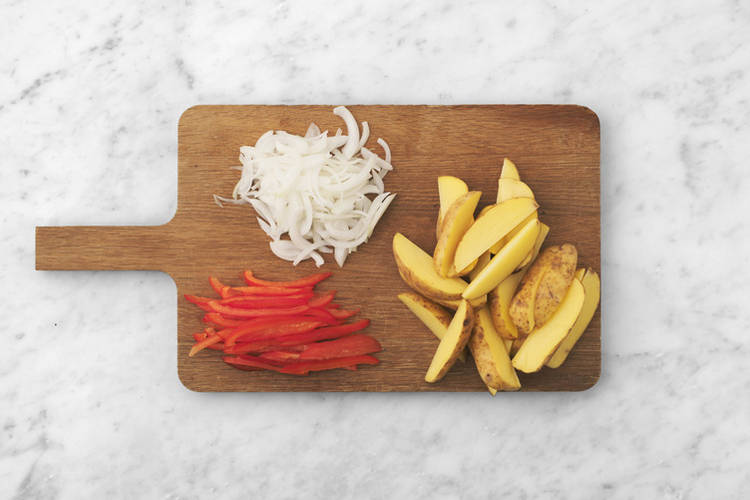 Prepara los vegetales