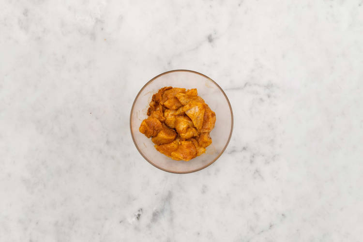 Préparer et mariner le poulet