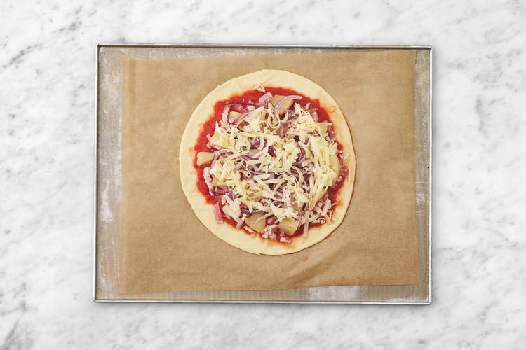 Grädda pizza