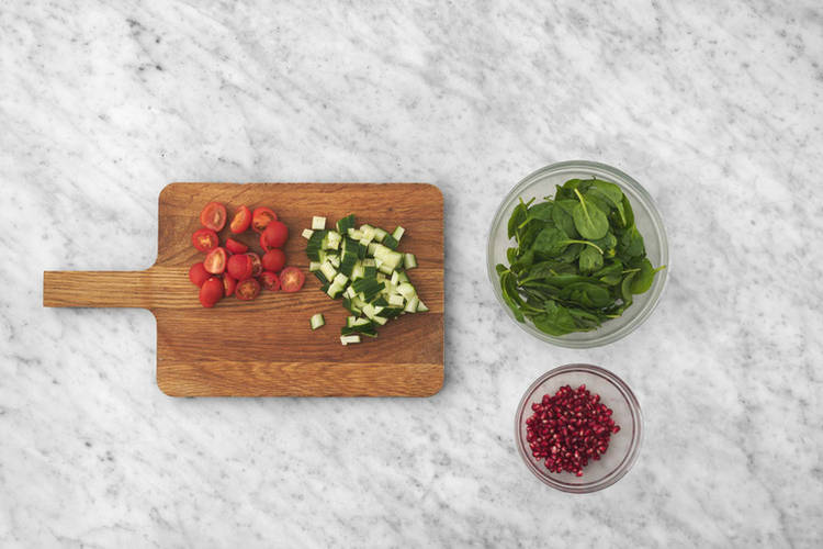 Forbered grønnsaker