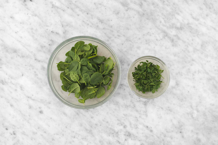 Förbered grönsaker