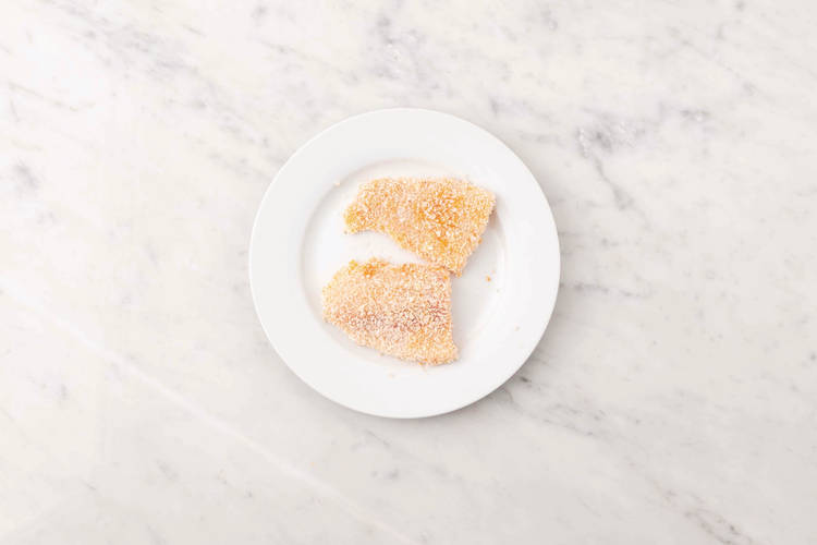 Crumb the haloumi