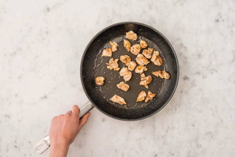Cook the haloumi