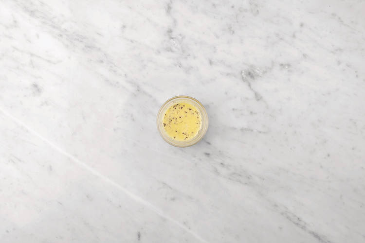 Make the peppercorn hollandaise