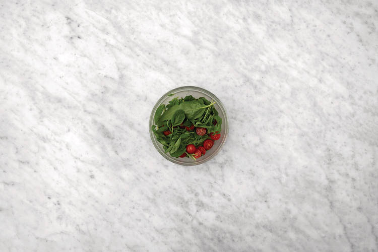 Make the tomato salad