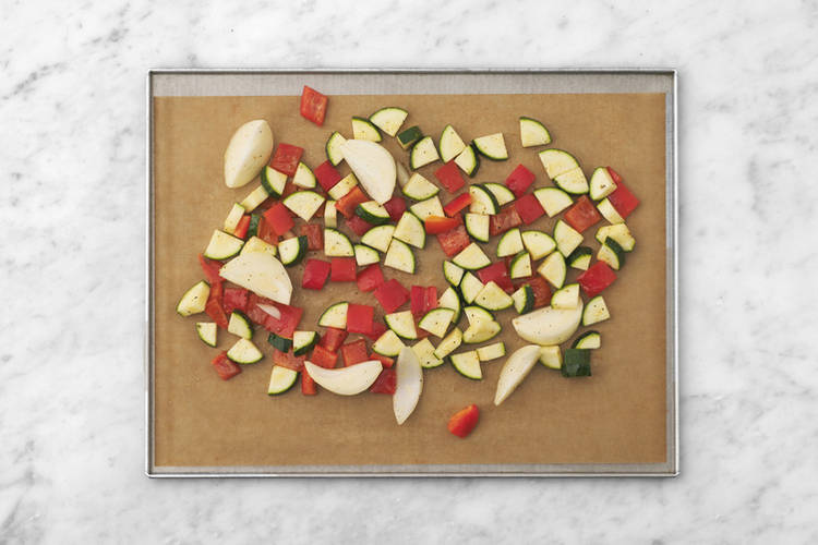 Get prepped & roast the veggies