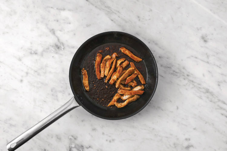 Cook the tofu