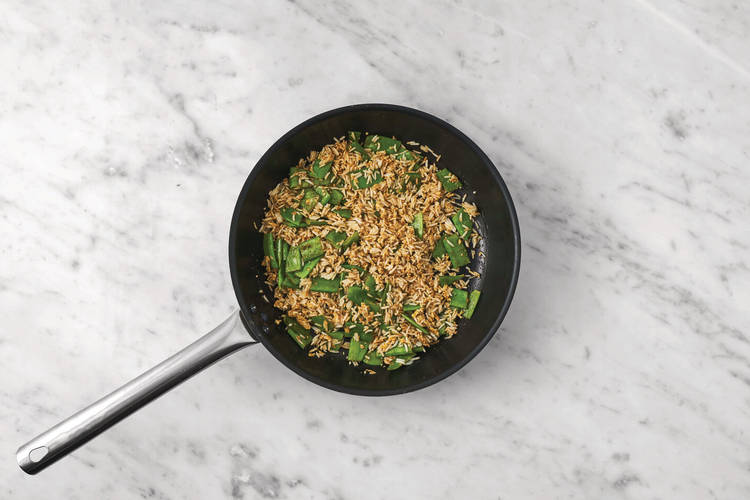 Make the fried rice