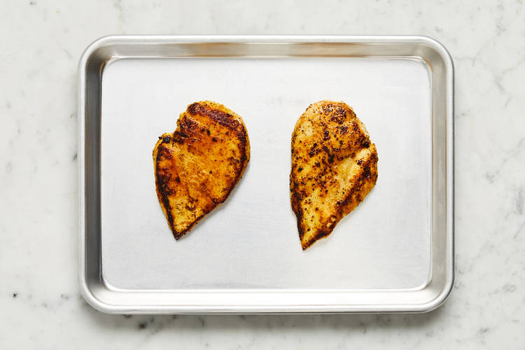 Prep and grill chicken