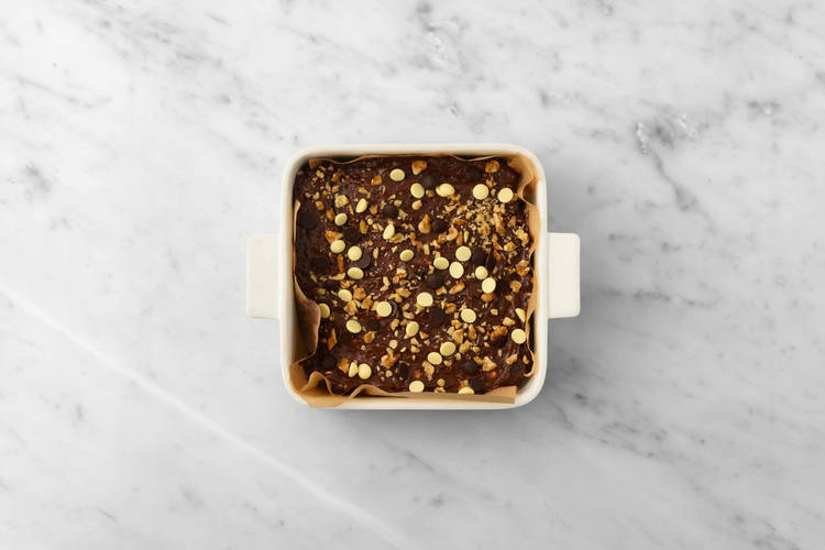 Bake the brownie