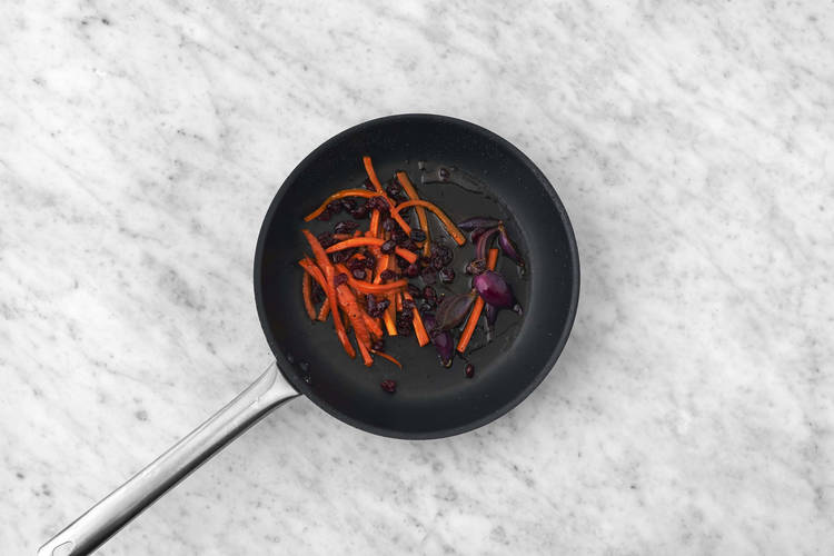 Prepare the vegetables