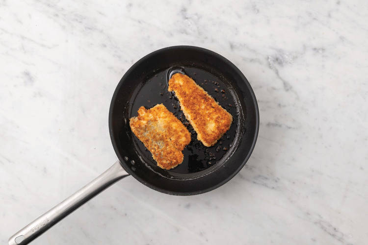 Crumb the haloumi