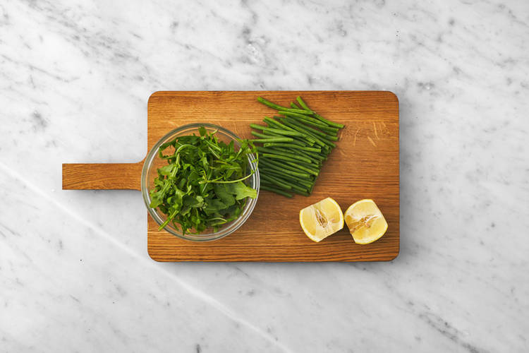 Forbered grøntsager