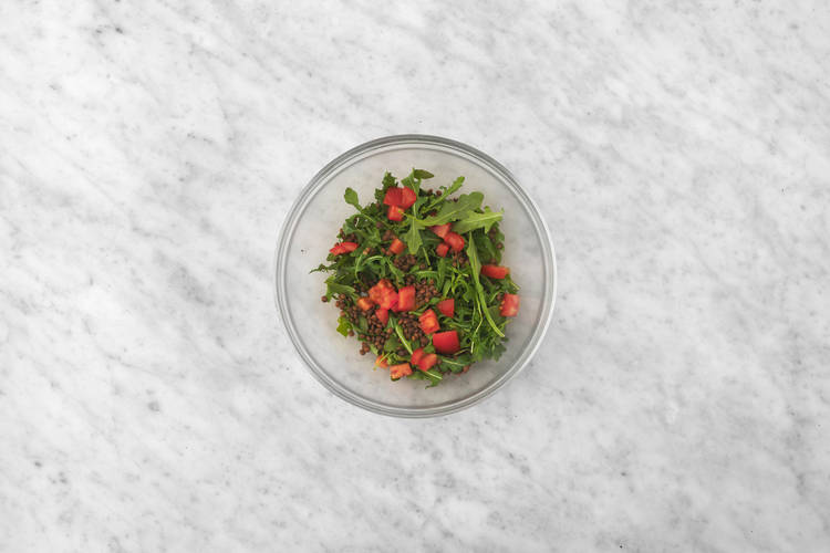 Preparare il pesto di rucola