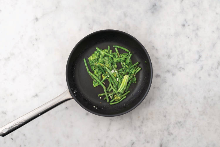 Cook the veggies