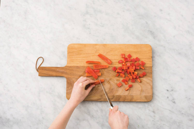 Prep & steam the corn 