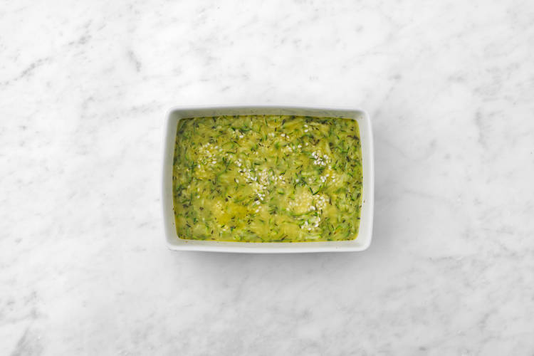 Bake the risotto 