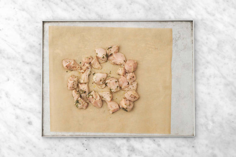 On commence par le four 