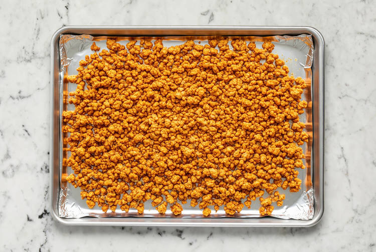 Préparer et cuire le tofu émietté