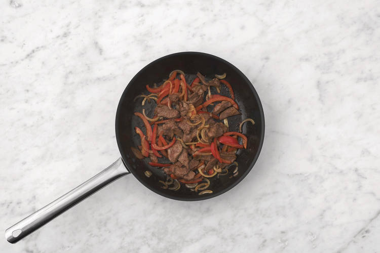Cook the veggies
