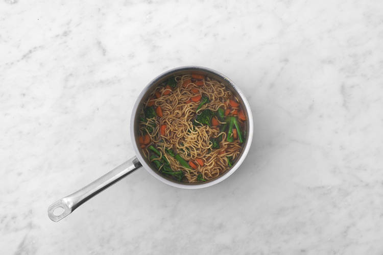 Make the noodle soup