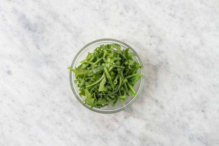 Make the green bean salad