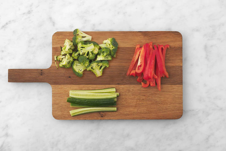 Prep the veggies